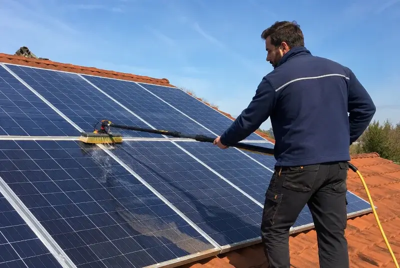 Nettoyage et entretien de panneaux solaires à Vallans